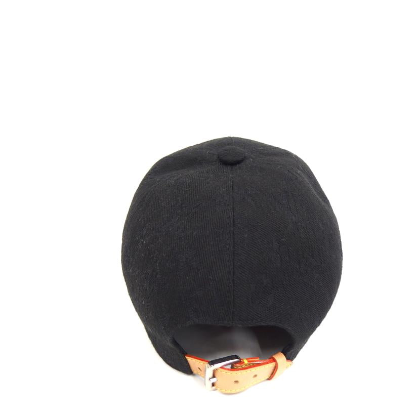 LOUIS VUITTON ルイヴィトン/LOUIS VUITTON モノグラム キャンパス キャップ/ブラック/M76585//ABランク/82