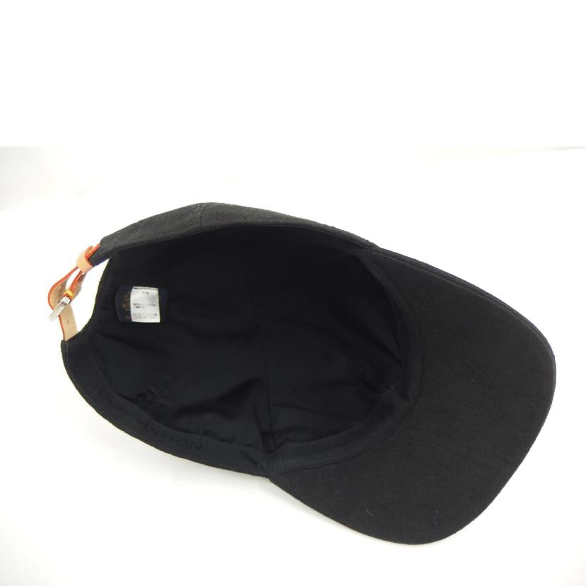 LOUIS VUITTON ルイヴィトン/LOUIS VUITTON モノグラム キャンパス キャップ/ブラック/M76585//ABランク/82