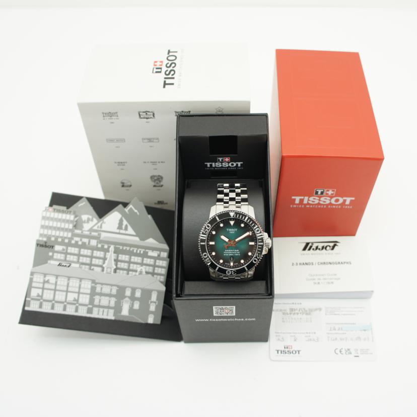 TISSOT ティソ/シースター1000・パワーマティック80/メンズ/自動巻/T120.407.11.091.01//1AZ******/Aランク/93