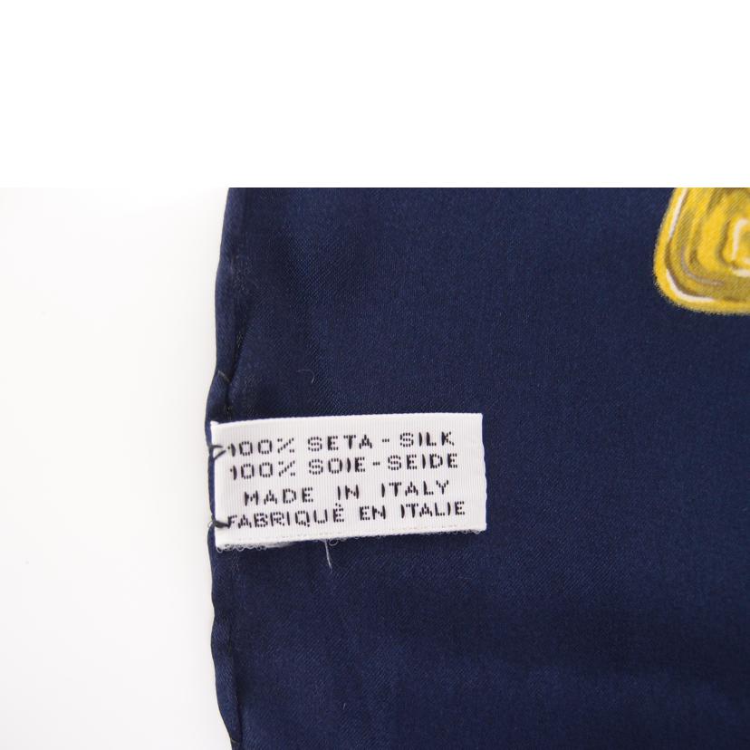 CHANEL シャネル/大判スカーフ/ジュエリー柄/ネイビー//Aランク/69