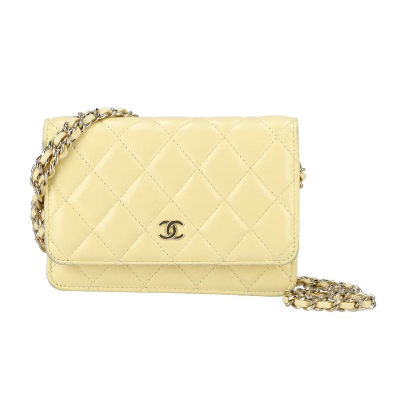 CHANEL /マトラッセ ミニチェーンウォレット //309*****/Bランク/21