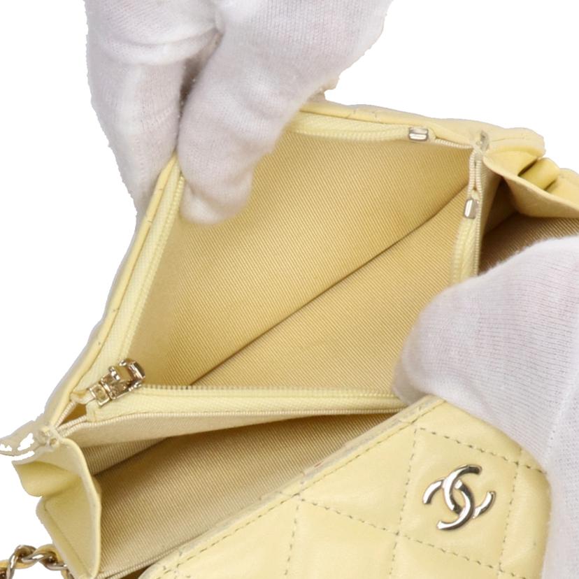 CHANEL /マトラッセ ミニチェーンウォレット //309*****/Bランク/21