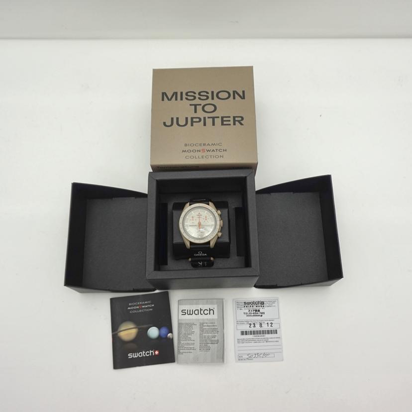 OMEGA×swatch オメガ×スウォッチ/ムーンスウォッチ/MISSION TO JUPITER/クオーツ/SO33C100//Aランク/19