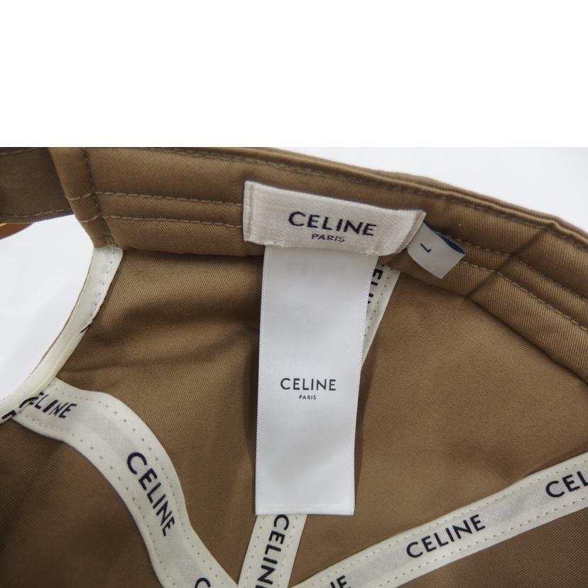 CELINE セリーヌ/CELINE 16ベイスボールキャップ/ベ-ジュ//ABランク/82