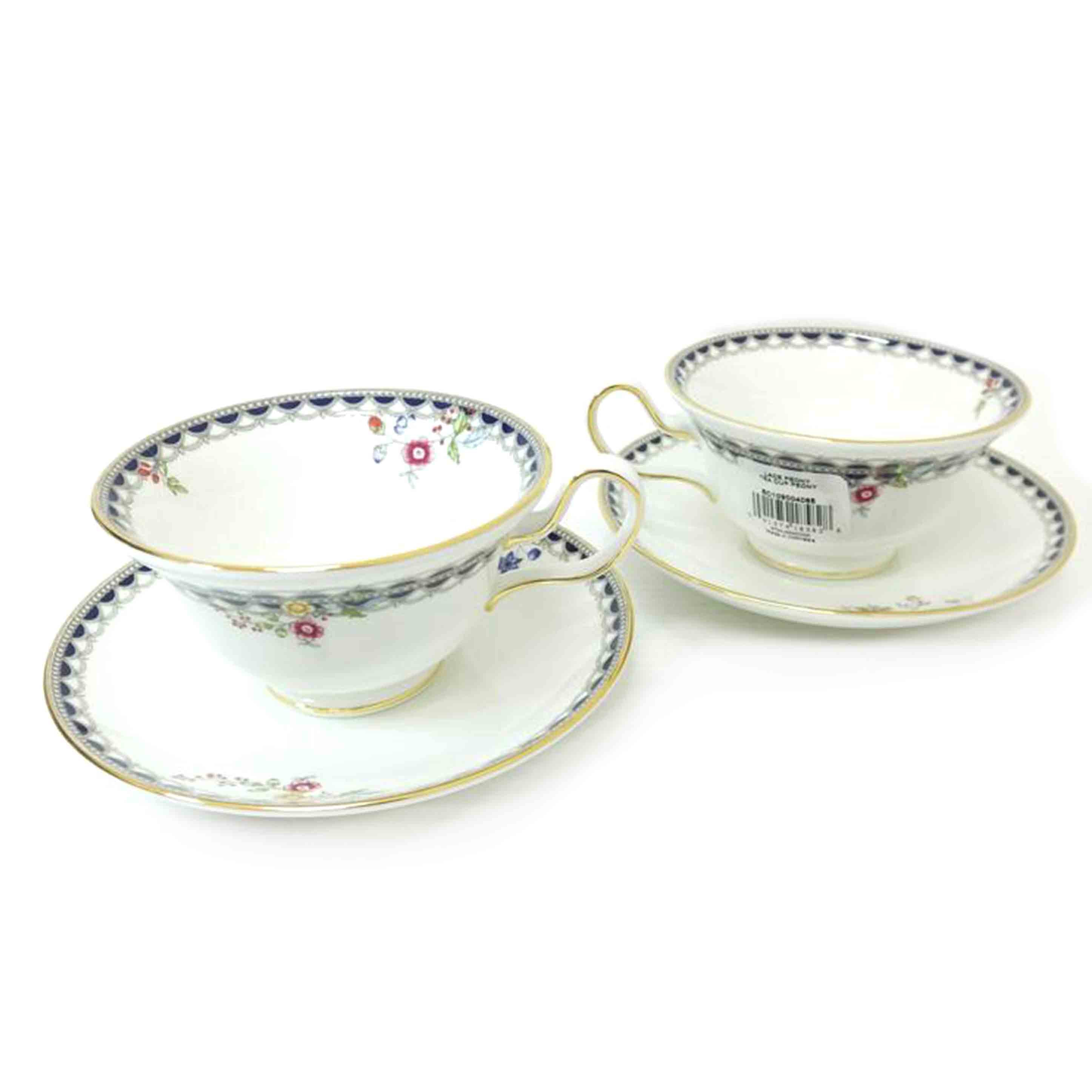 WEDGWOOD ウエッジウッド/ティーカップ&ソーサー/LACE PEONY//Aランク/88