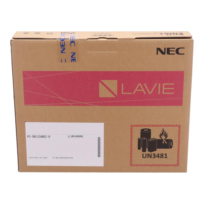 NEC エヌイーシー/ノートパソコン/PC-SN122ABDZ-D//51D00511R/Sランク/67