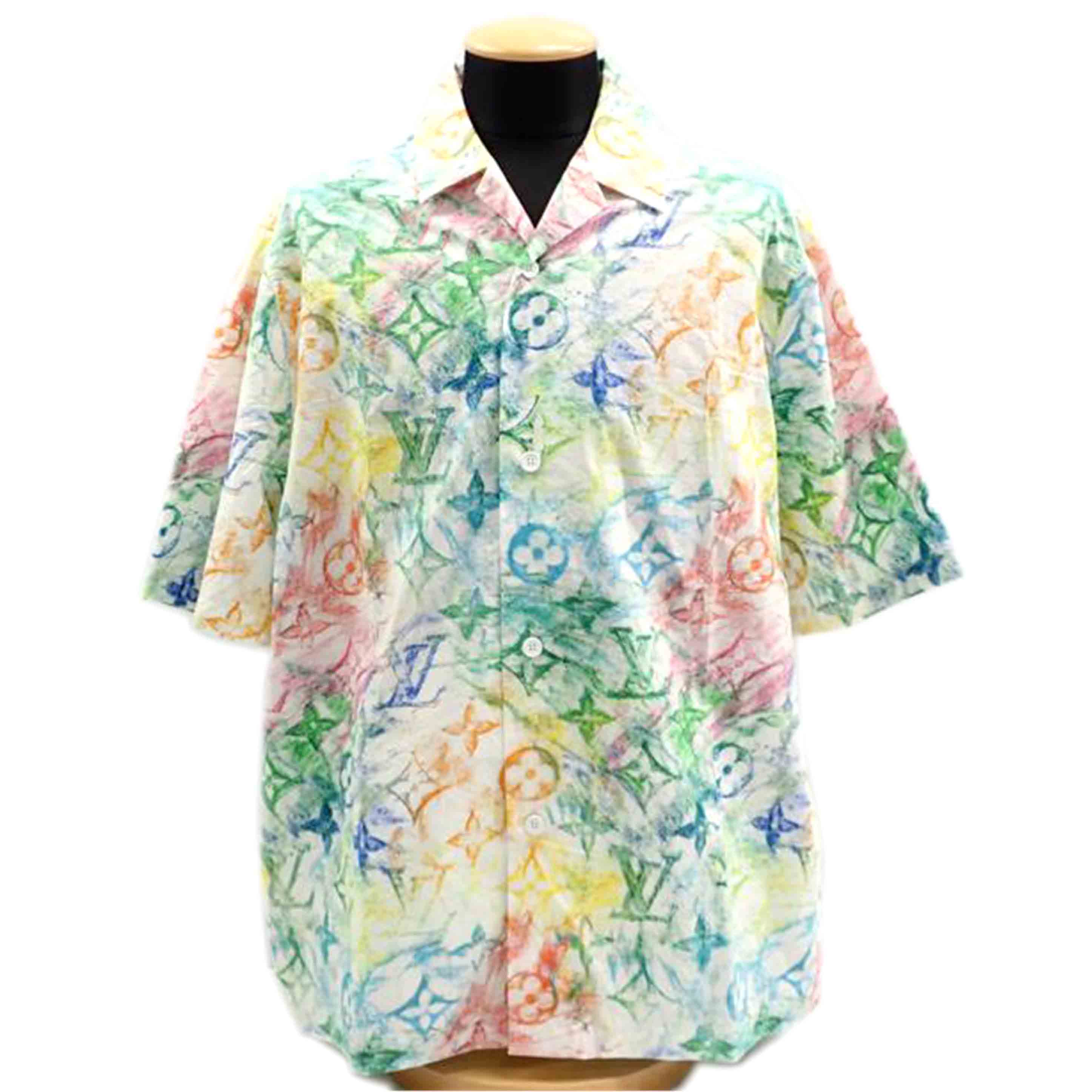 LV LV/◇パステル モノグラムシャツ/RM211M ZKJ HKS18W//サイス*****/Aランク/62