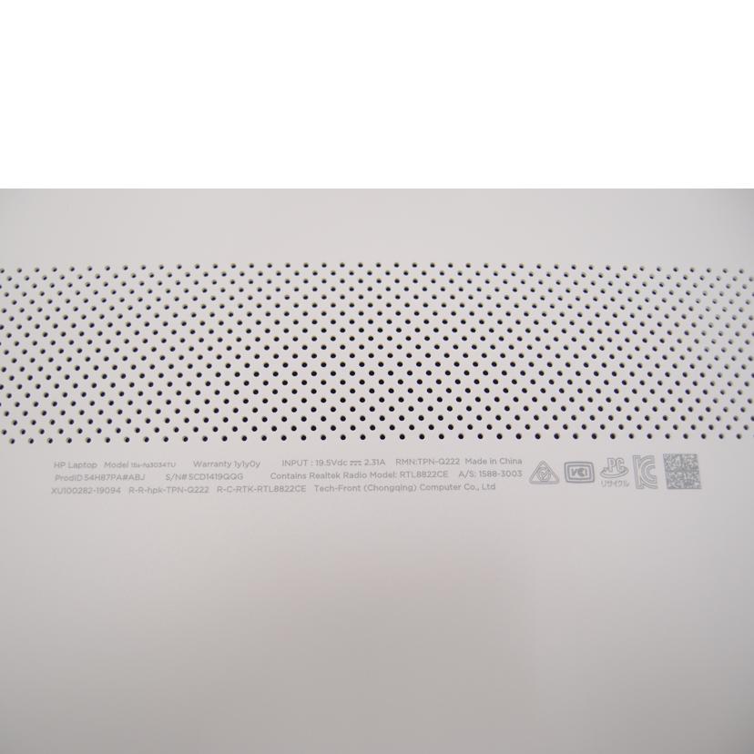 hp ヒューレットパッカード/ノートパソコン/15s-fq3034TU//5CD1419QQG/Aランク/69