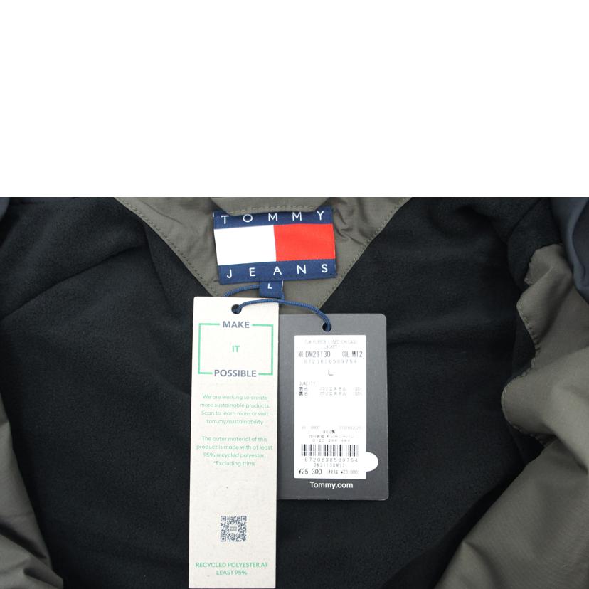 TOMMY JEANS トミージーンズ/フリースラインドフーデッドジャケット/DM21130//サイズ:L/Aランク/75