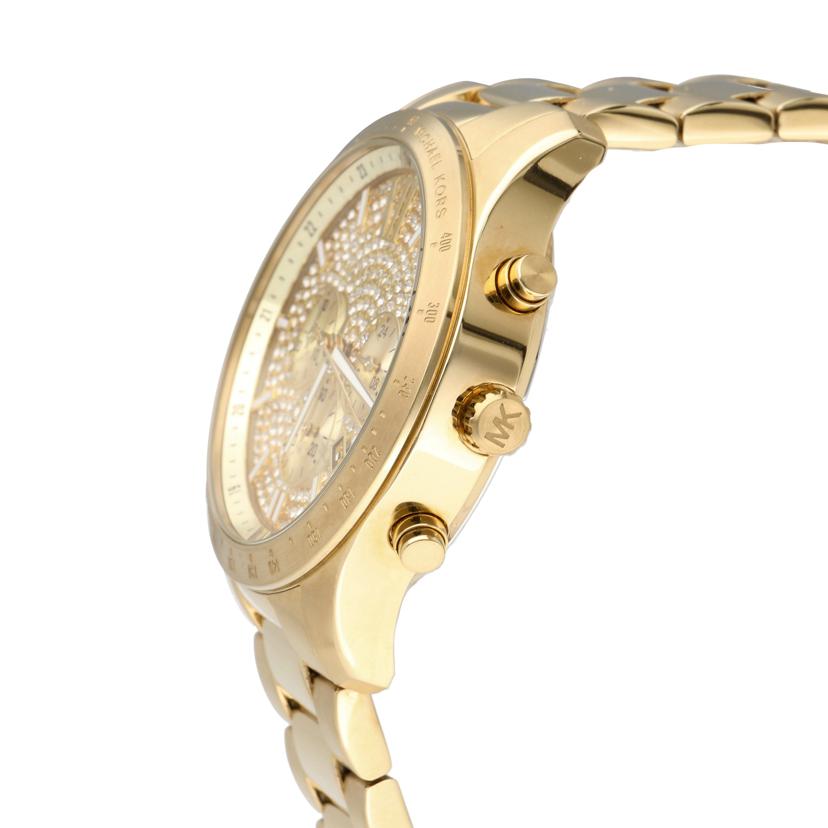 MICHAEL KORS マイケルコース/クロノグラフ/デイトウォッチ/クォーツ/ゴールド/MKO-1102//252***/Bランク/18