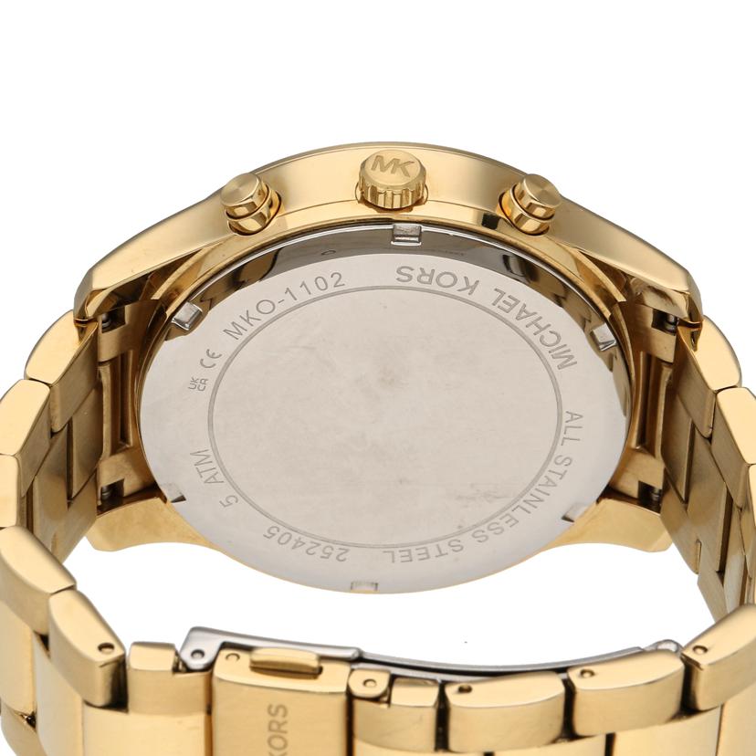 MICHAEL KORS マイケルコース/クロノグラフ/デイトウォッチ/クォーツ/ゴールド/MKO-1102//252***/Bランク/18