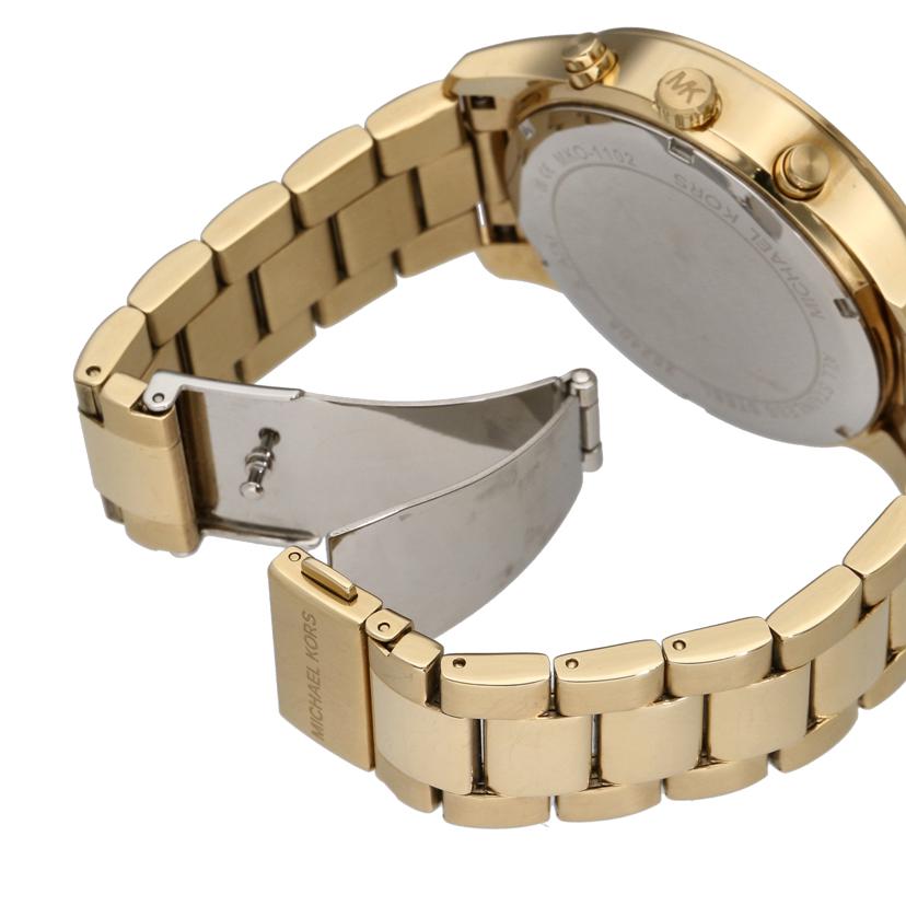 MICHAEL KORS マイケルコース/クロノグラフ/デイトウォッチ/クォーツ/ゴールド/MKO-1102//252***/Bランク/18
