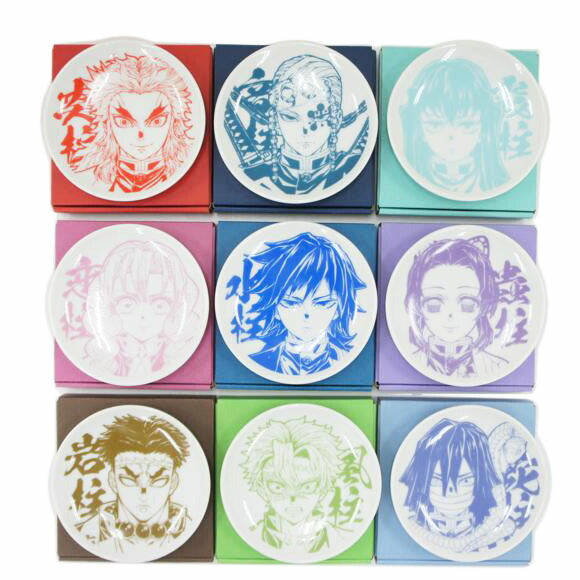 ANIPLEX アニプレックス/豆皿 全9種セット「鬼滅の刃 柱展 -そして無限城へ-」//Aランク/01