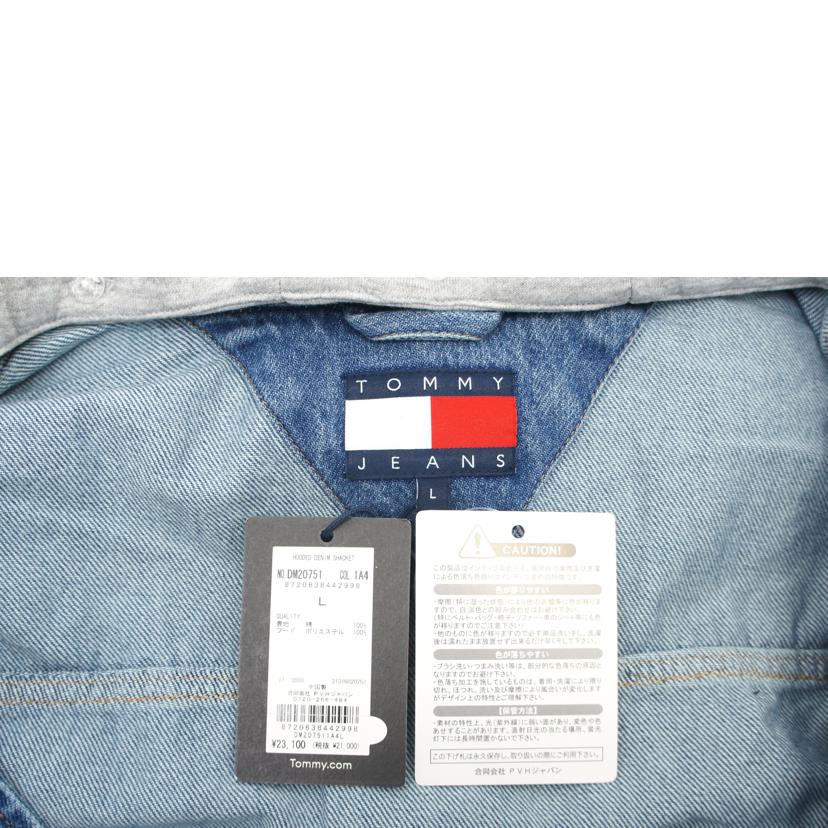 TOMMY JEANS トミージーンズ/フーデッドデニムジャケット/DM20751//サイズ:L/Aランク/75