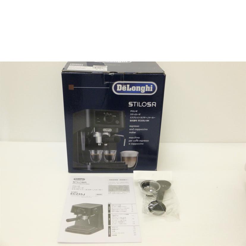 DeLonghi デロンギ/エスプレッソ・カプチーノメーカー/EC235J-BK//34531/Bランク/88