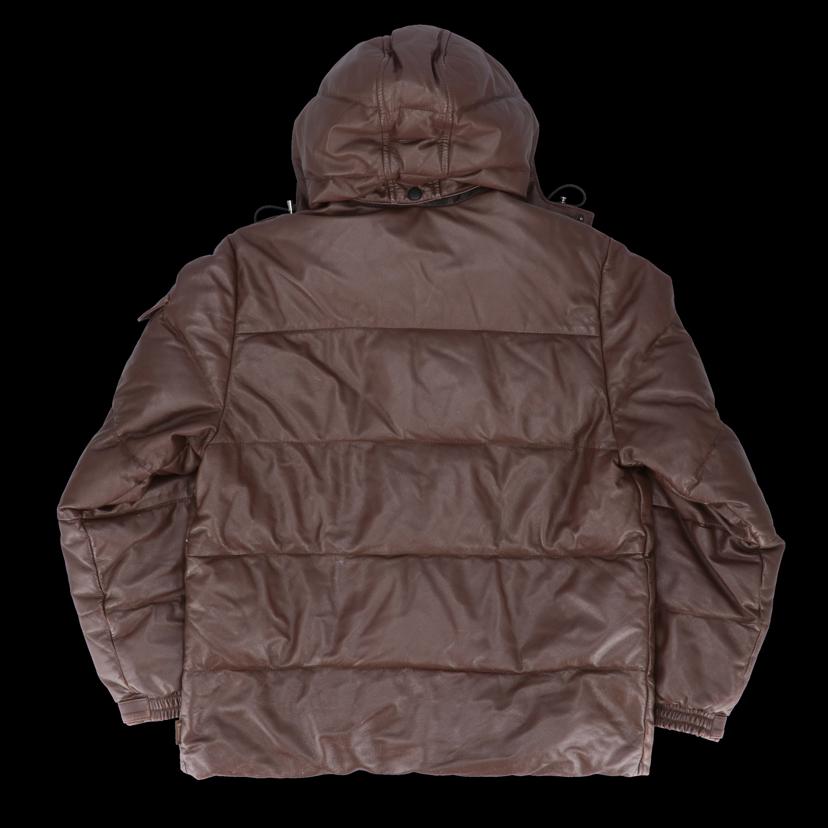 MONCLER モンクレール(MONCLER)/レザーダウンジャケット/フーディー/茶タグ/アーカイブ/G32//ABランク/76