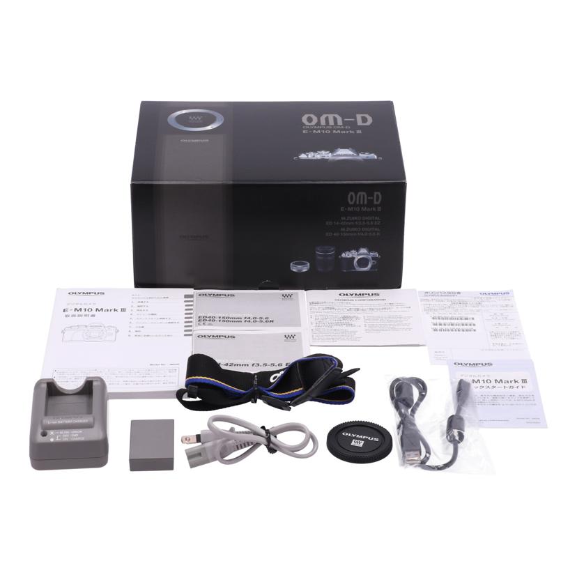 OLYMPUS オリンパス/ミラーレス一眼 EZダブルズーム/OM-D E-M10 Mark III/OM-D E-M10 Mark III EZ ダブルズームキット//BHYA69073/Aランク/05