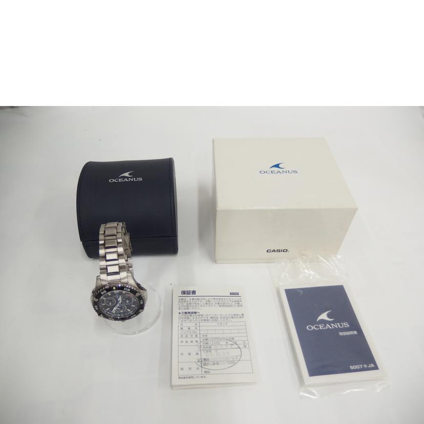 CASIO/オシアナス・カシャロ/電波ソーラー/OCW-P500//201*****/Bランク/82