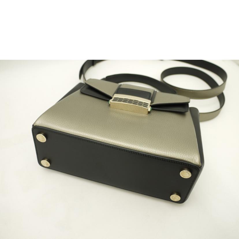 BVLGARI ブルガリ/セルペンティヴァイパー3wayハンド/グレー//Aランク/69