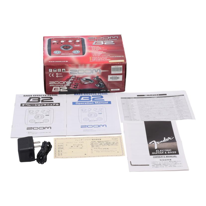 ZOOM ズーム /ベース用マルチエフェクター/B2//A63007273/Bランク/84