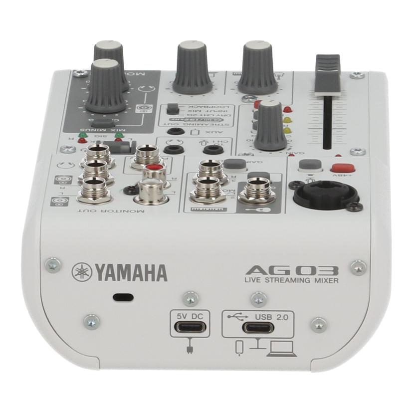 YAMAHA ヤマハ/ライブストリーミングミキサー/AG03MK2//YGEP01217/Aランク/78