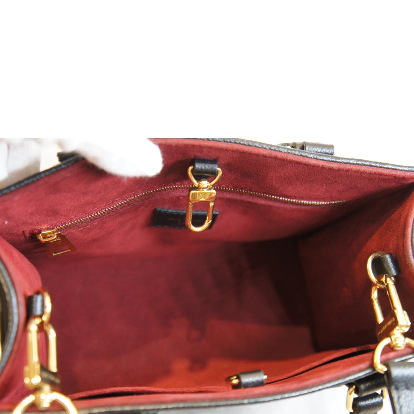 LOUIS VUITTON ルイヴィトン/オンザゴーPMブラック ベージュ/モノグラムアンプラントバイカラー/M45659//RFI*/Aランク/92