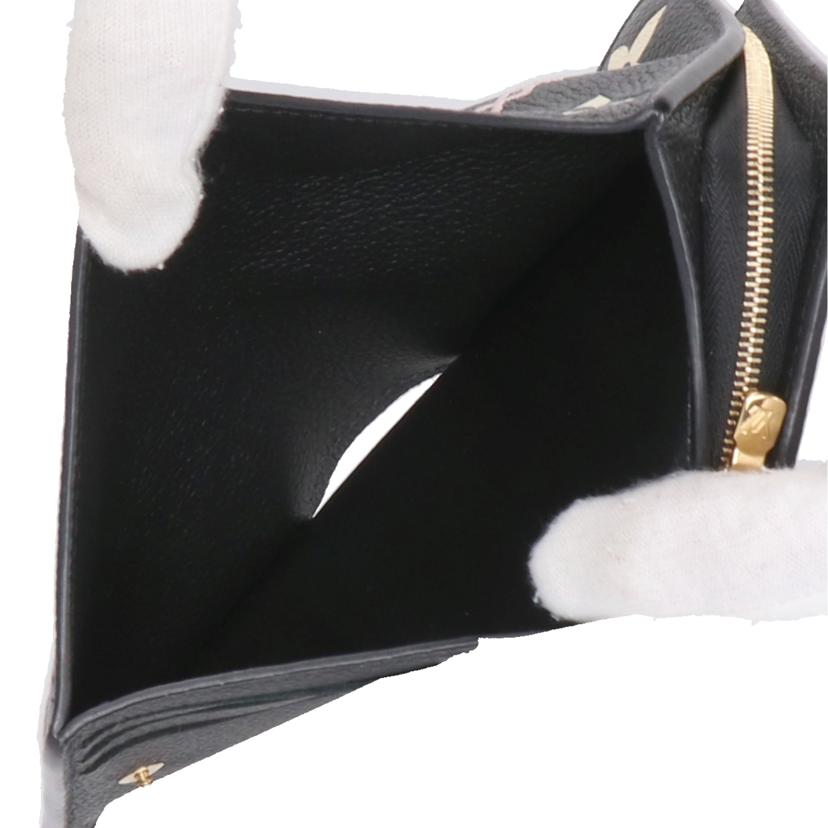 LOUIS VUITTON ルイヴィトン/ポルトフォイユ・クレア/アンプラント・ブロデリー/ノワール/M81139//RFI****/Aランク/25