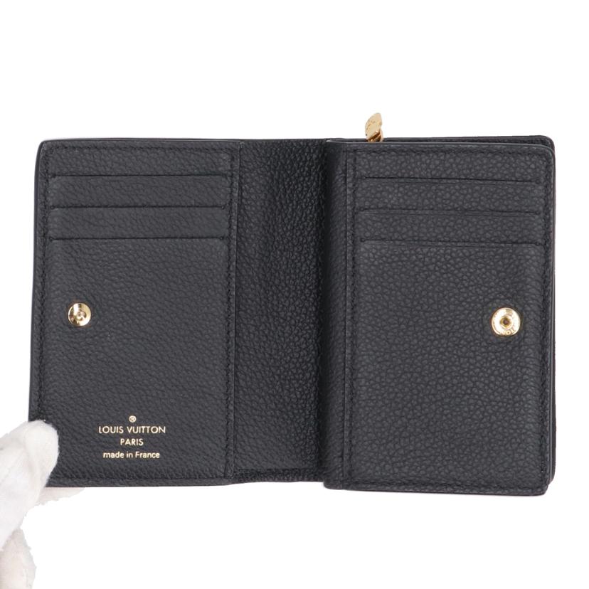 LOUIS VUITTON ルイヴィトン/ポルトフォイユ・クレア/アンプラント・ブロデリー/ノワール/M81139//RFI****/Aランク/25