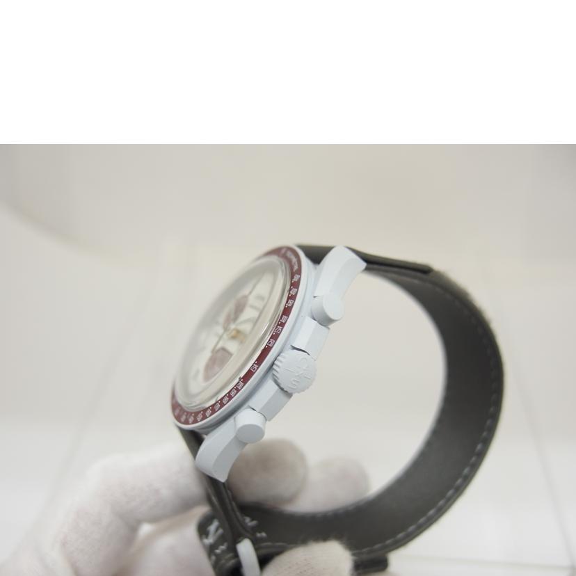 OMEGA×swatch オメガ×スウォッチ/ムーンスウォッチ/MISSION TO PLUTO/クォーツ/SO33M101//Aランク/04