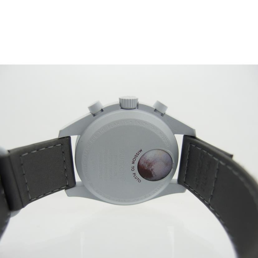 OMEGA×swatch オメガ×スウォッチ/ムーンスウォッチ/MISSION TO PLUTO/クォーツ/SO33M101//Aランク/04