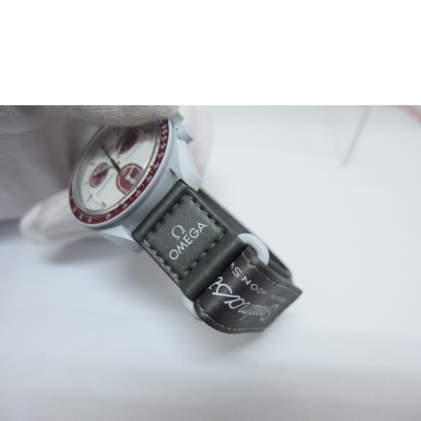 OMEGA×swatch オメガ×スウォッチ/ムーンスウォッチ/MISSION TO PLUTO/クォーツ/SO33M101//Aランク/04