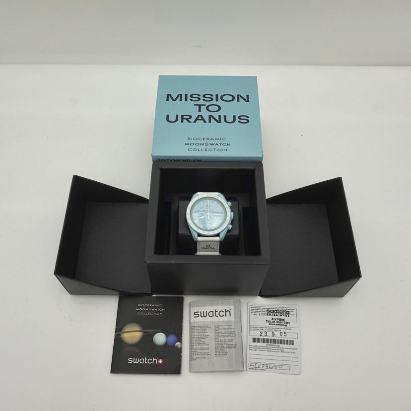 OMEGA×swatch オメガ×スウォッチ/ムーンスウォッチ/MISSION TO URANUS/クオーツ/SO33L100//Aランク/19