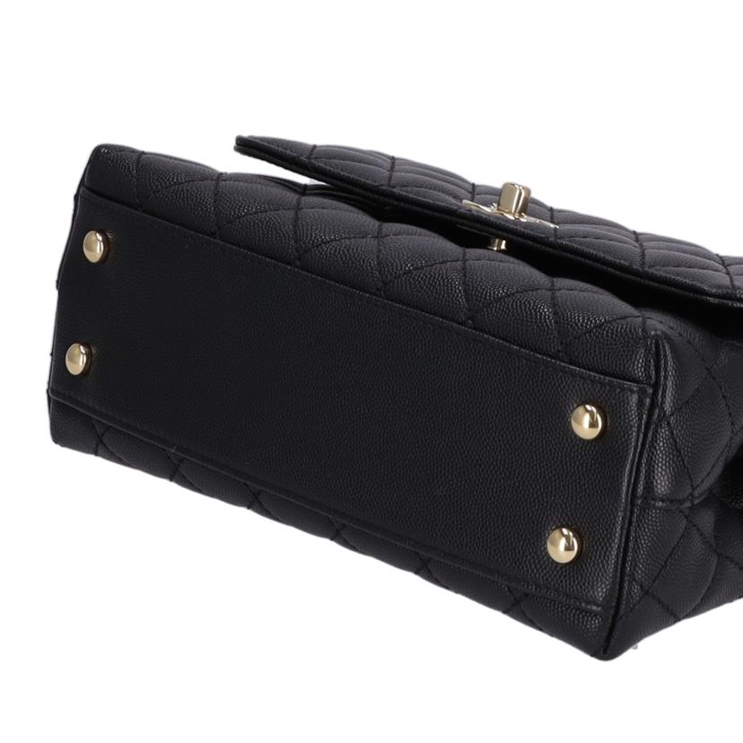 CHANEL シャネル/キャビアスキン/ココハンドルチェーンショルダー//H60*****/Aランク/91