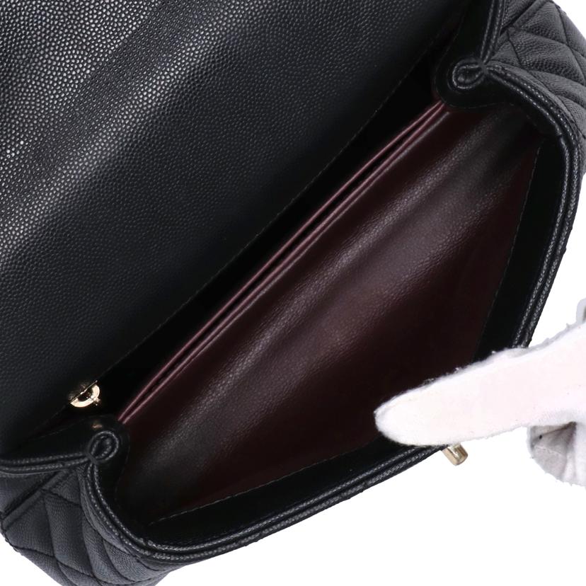 CHANEL シャネル/キャビアスキン/ココハンドルチェーンショルダー//H60*****/Aランク/91