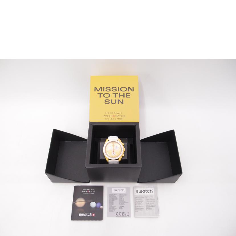 OMEGA×swatch オメガ×スウォッチ/ムーンスウォッチ/MISSION TO THE SUN/クオーツ/SO33J100//SAランク/69