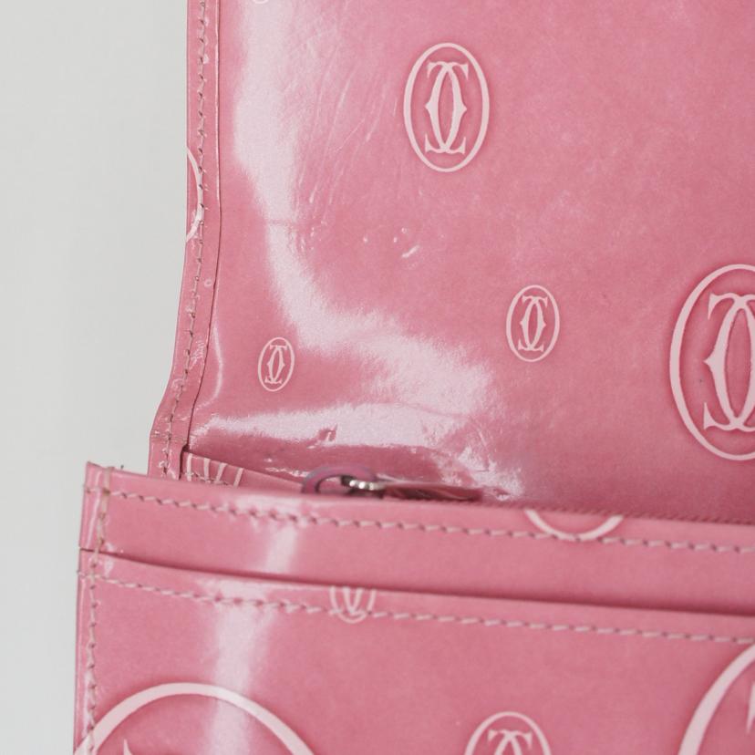 Cartier カルティエ/ハッピーバースデー/二つ折り長財布/ピンク//Bランク/18