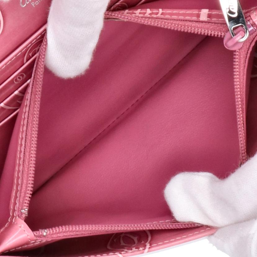 Cartier カルティエ/ハッピーバースデー/二つ折り長財布/ピンク//Bランク/18