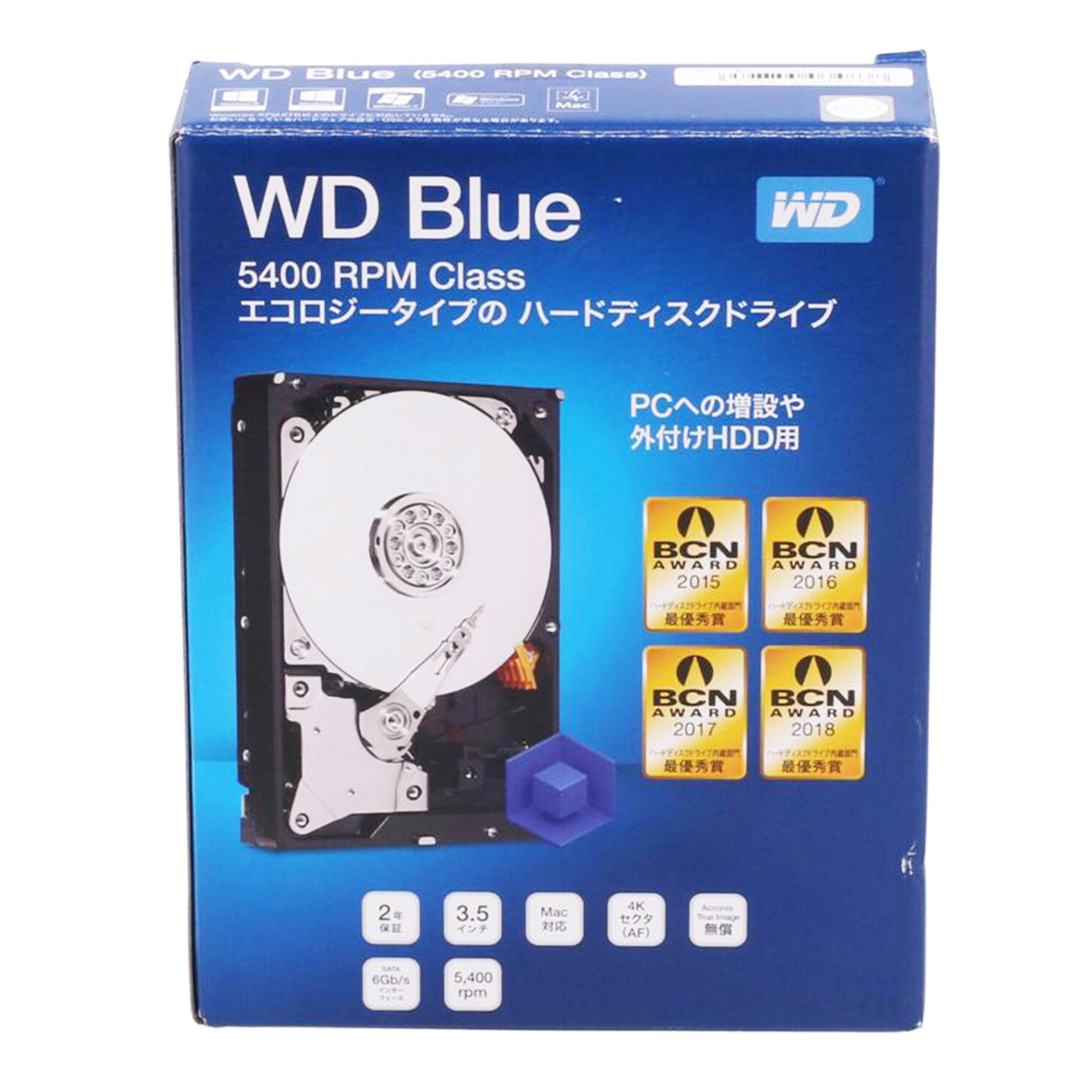 Western Digital WD ウエスタンデジタル /内蔵HDD 4TB/WD40EZRZ-RT2 //WCC7K2ZNRTZK/Sランク/67