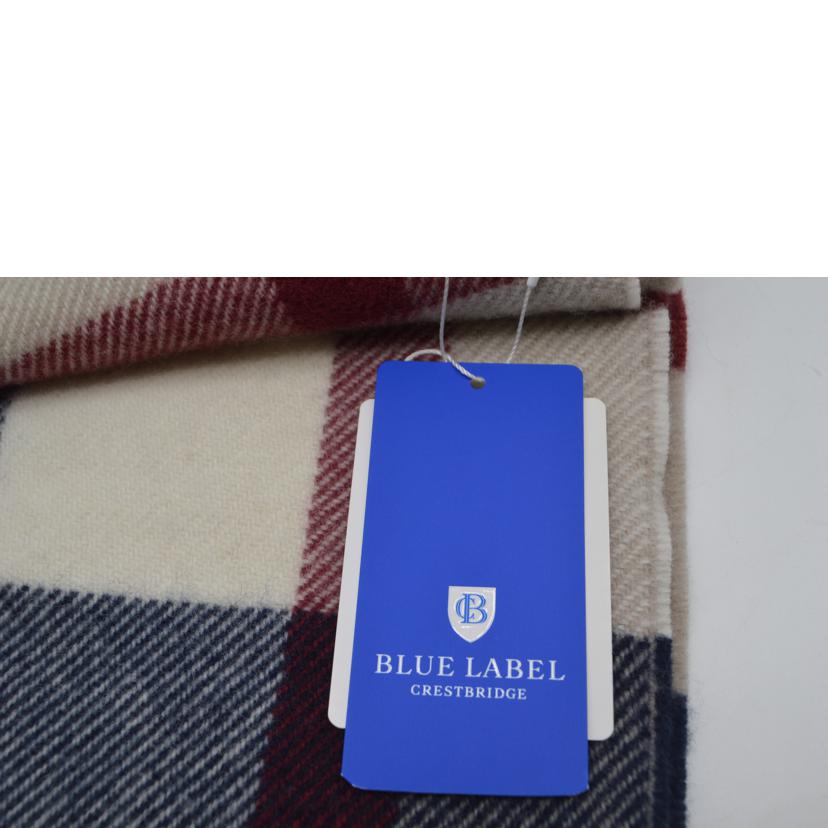 BLUE LABEL ブルーレーベル/ブルーレーベルクレストブリッジカシミヤチェックマフラー/55703-230-42//Sランク/89