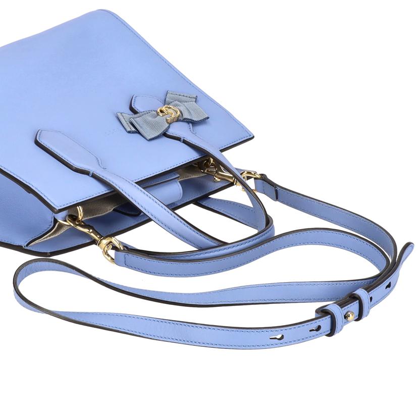 GUCCI グッチ/GGリボン レザー2WAYハンド/443089//525***/SAランク/67