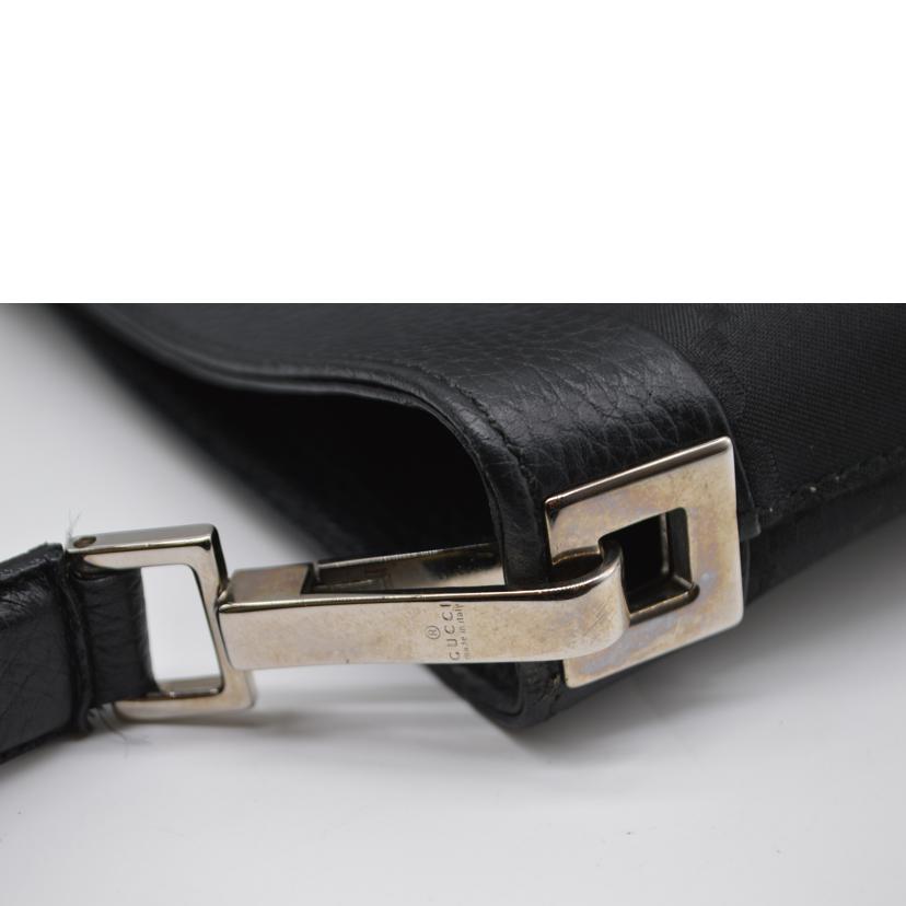 GUCCI グッチ/GGビックナイロンレザーワンショルダー/143745//492***/ABランク/89
