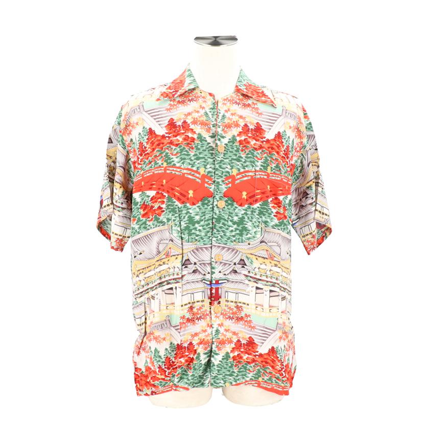 TOYO ENTERPRISE 東洋エンタープライズ/SunSurf ちりめんアロハシャツ/むさしや商店/SS34178//145/Sランク/19
