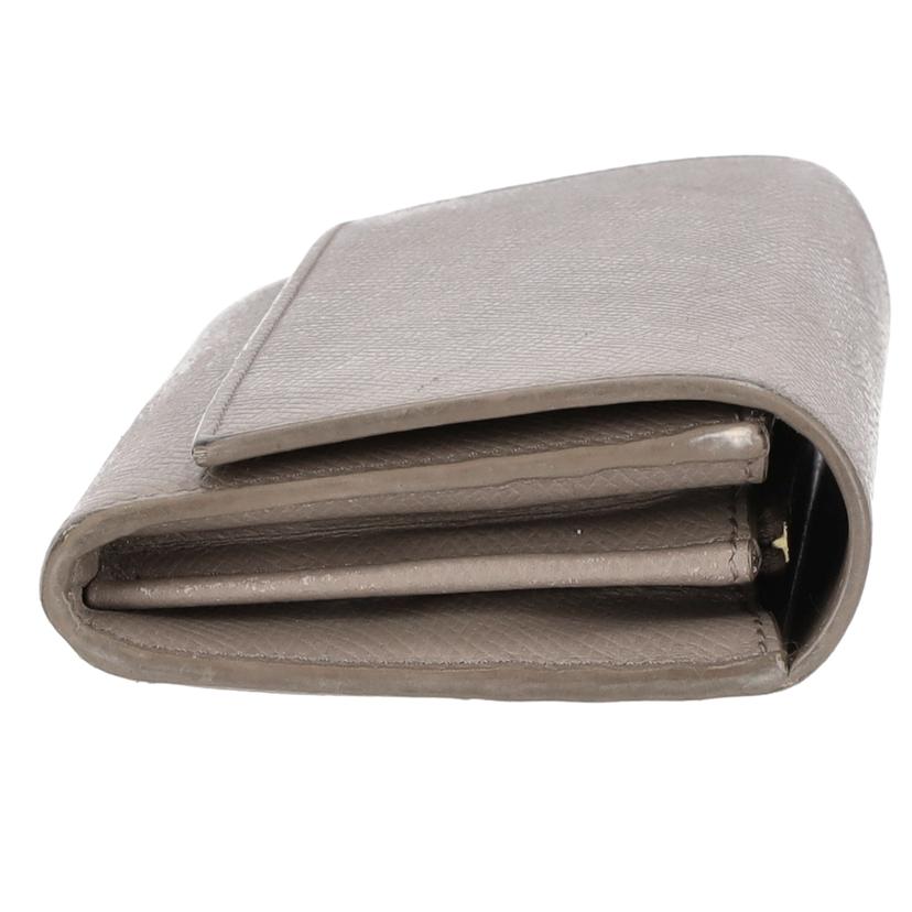 CELINE セリーヌ/ラージフラップウォレット/グレージュ//W-A******/Bランク/18