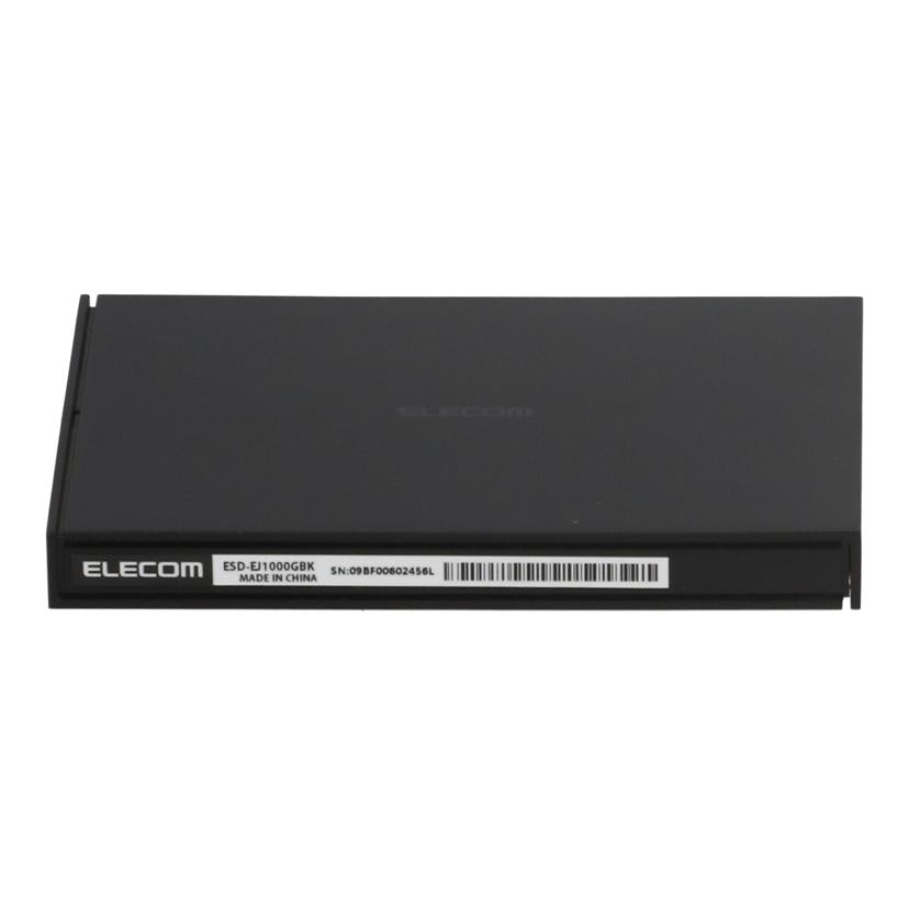 ELECOM エレコム /ポータブルSSD 1TB/ESD-EJ1000GBK//09BF00602456L/Aランク/85