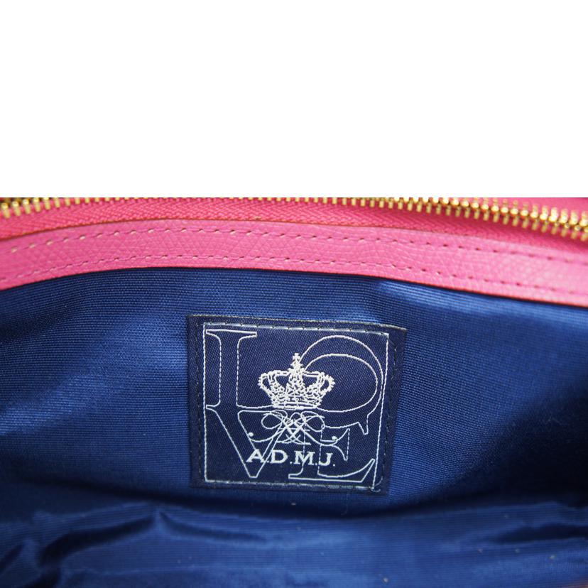 A.D.M.J. エーディーエムジェイ/スワロフスキー 2Wayトートバッグ/ブラウン/14SS01005SC//A31****/Sランク/01