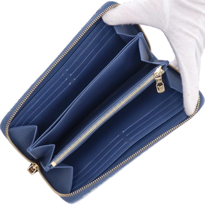 LV ルイヴィトン/ジッピー・ウォレット/モノグラムデニム/LVリミックス/M82958//RFI*/Aランク/75