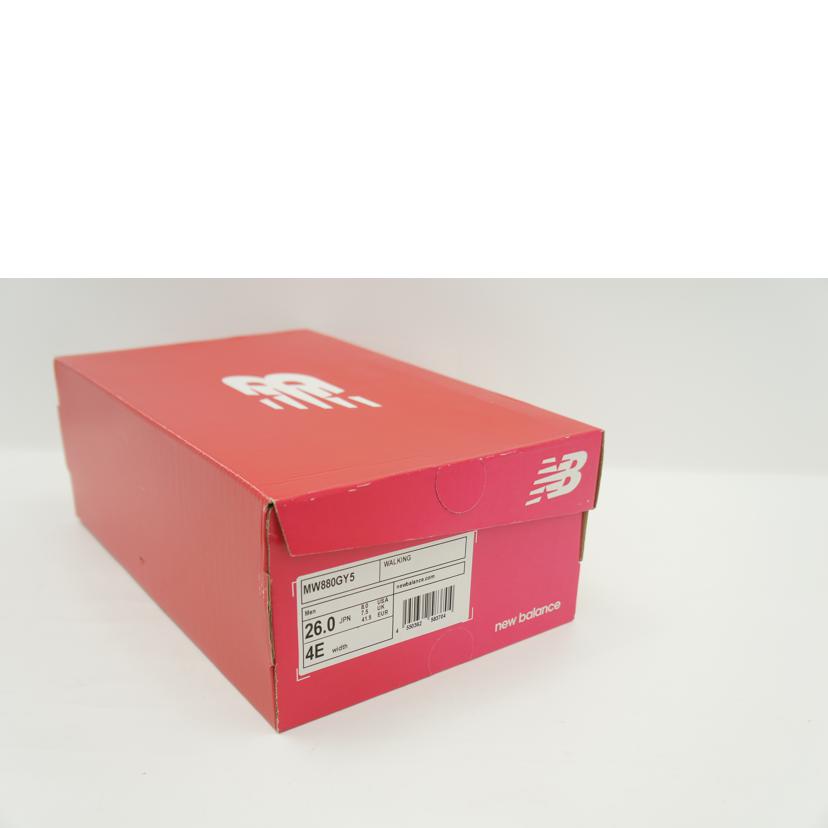 new balance ニューバランス/880 ローカット スニーカー/26.0cm/グレー/MW880GY5//Sランク/01