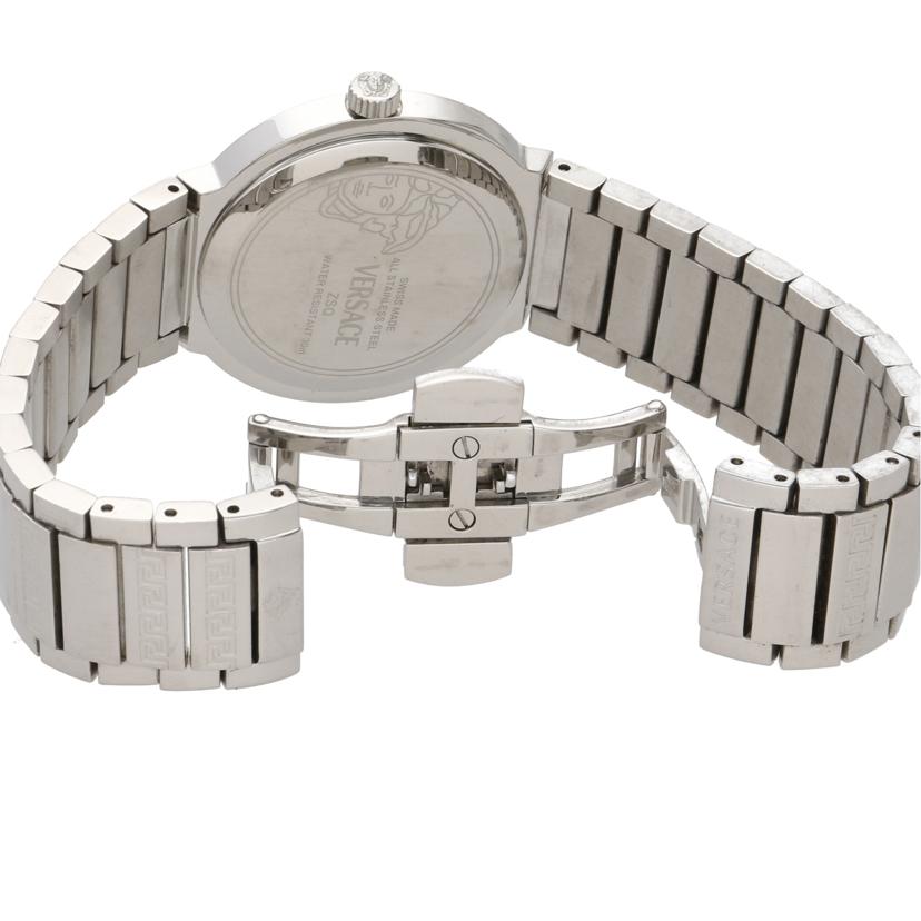 VERSACE ヴェルサーチ/クォーツ/デイト/レディース/ZSQ//K67***/Bランク/85