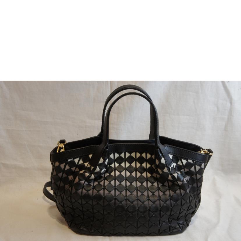 SERAPIAN/イタリア製レザー2WAYバッググラデーションブラック//ABランク/92