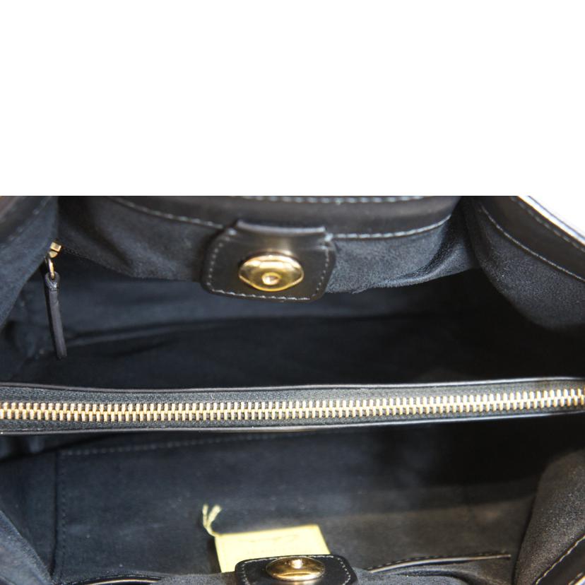 SERAPIAN/イタリア製レザー2WAYバッググラデーションブラック//ABランク/92